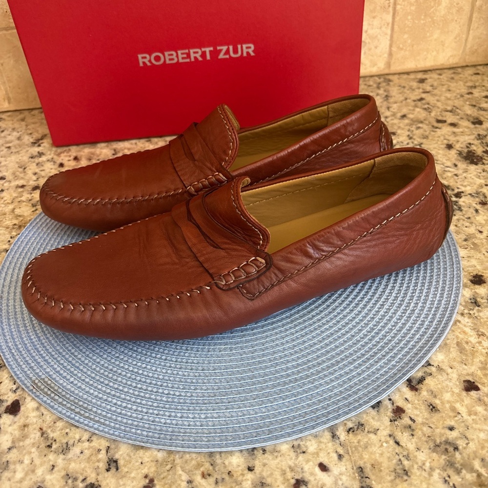 Robert Zur Slip On Driving Penny Loafers 11 - Picture 6 of 11